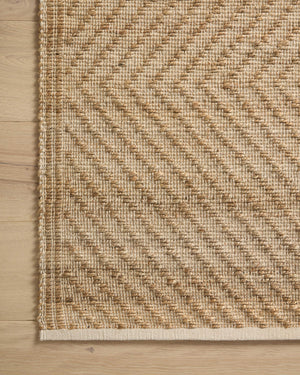 Angela Rose x Loloi Colton Rugs - Natural / Ivory-Blue Hand Home
