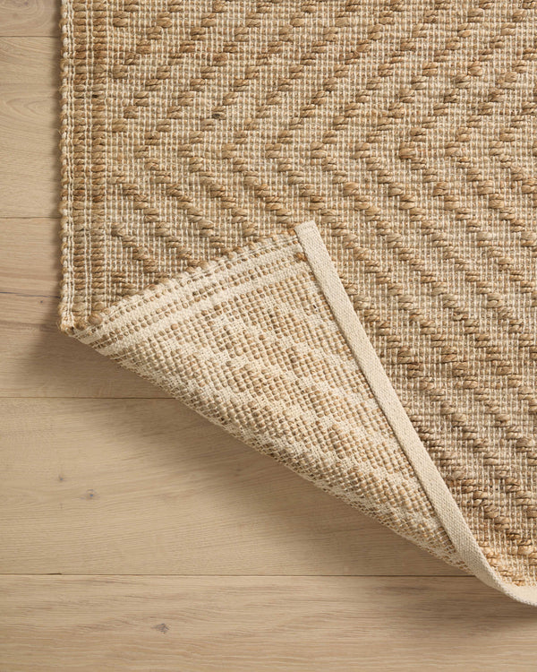 Angela Rose x Loloi Colton Rugs - Natural / Ivory-Blue Hand Home