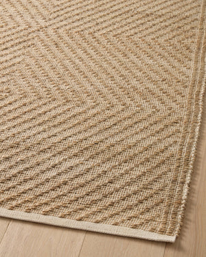Angela Rose x Loloi Colton Rugs - Natural / Ivory-Blue Hand Home