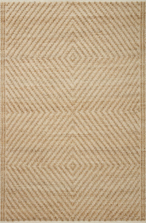 Angela Rose x Loloi Colton Rugs - Natural / Ivory-Blue Hand Home