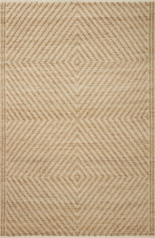 Angela Rose x Loloi Colton Rugs - Natural / Ivory-Blue Hand Home