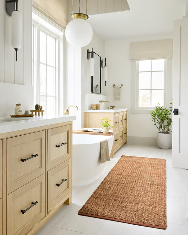 Angela Rose x Loloi Colton Rugs - Natural / Clay-Blue Hand Home