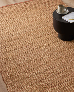Angela Rose x Loloi Colton Rugs - Natural / Clay-Blue Hand Home