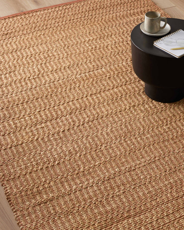 Angela Rose x Loloi Colton Rugs - Natural / Clay-Blue Hand Home