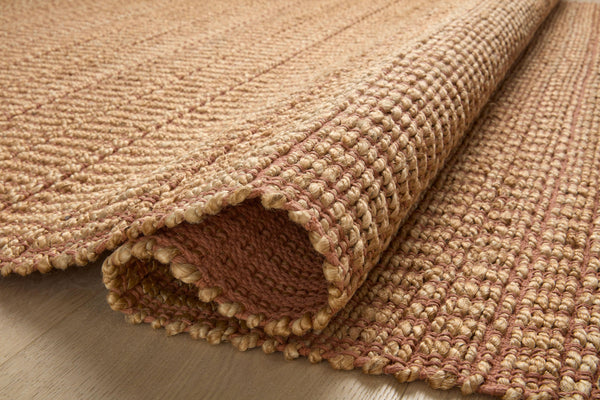 Angela Rose x Loloi Colton Rugs - Natural / Clay-Blue Hand Home
