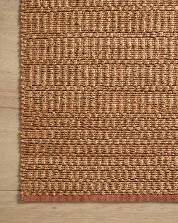 Angela Rose x Loloi Colton Rugs - Natural / Clay-Blue Hand Home