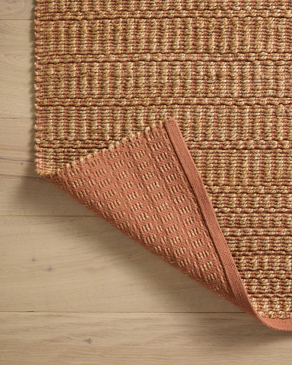 Angela Rose x Loloi Colton Rugs - Natural / Clay-Blue Hand Home