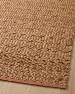 Angela Rose x Loloi Colton Rugs - Natural / Clay-Blue Hand Home