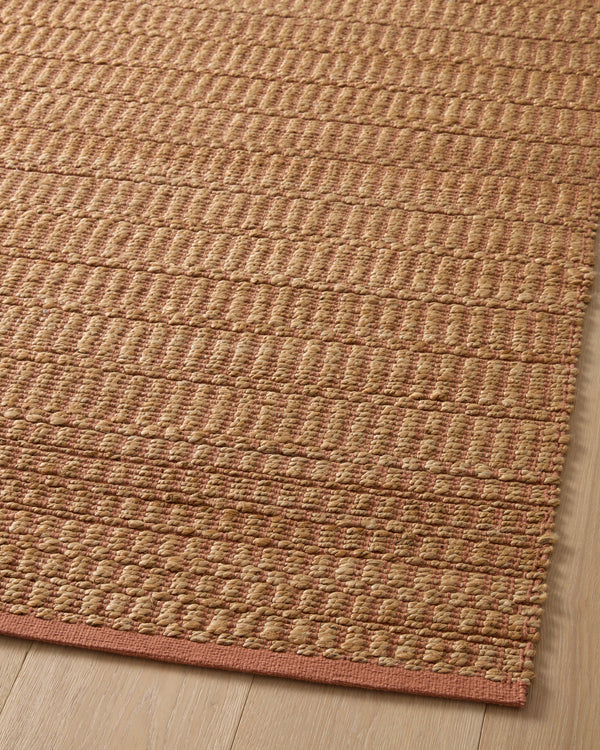Angela Rose x Loloi Colton Rugs - Natural / Clay-Blue Hand Home