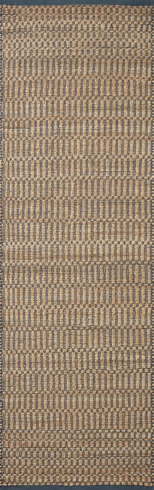 Angela Rose x Loloi Colton Rugs - Natural / Navy-Blue Hand Home