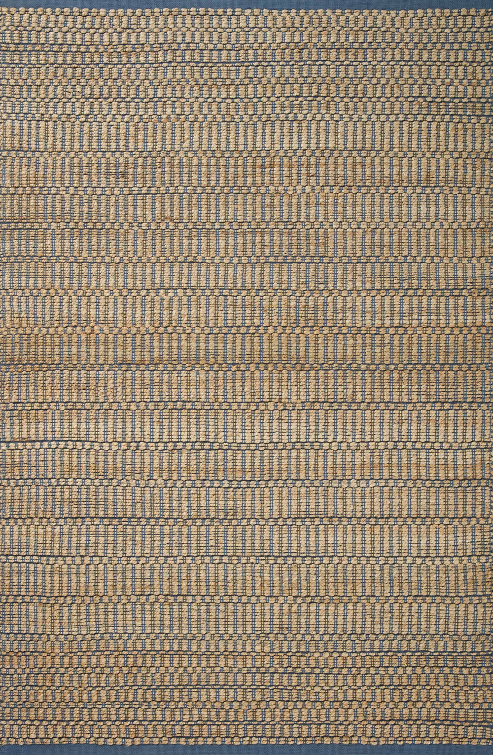 Angela Rose x Loloi Colton Rugs - Natural / Navy-Blue Hand Home