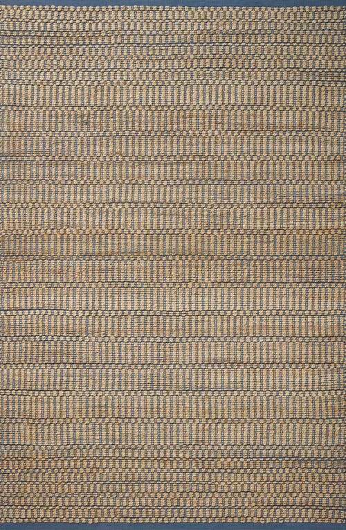 Angela Rose x Loloi Colton Rugs - Natural / Navy-Blue Hand Home