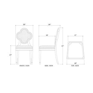 Camille Dining Chair-Blue Hand Home