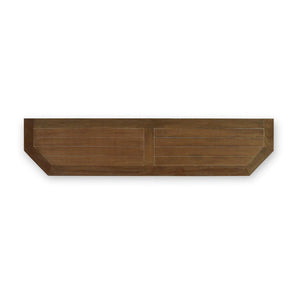 Bramble Cape Cod Narrow Media Console In Straw Wash W/ Architectural White Interior-Bramble-Blue Hand Home