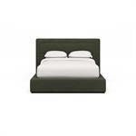 Carmel Upholstered Bed Queen-Blue Hand Home