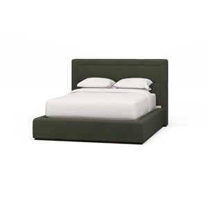 Carmel Upholstered Bed Queen-Blue Hand Home