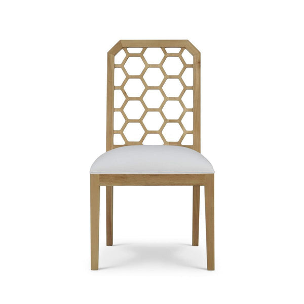 Ceylon Dining Chair by Furniture Handcrafted Wood Seating-Blue Hand Home