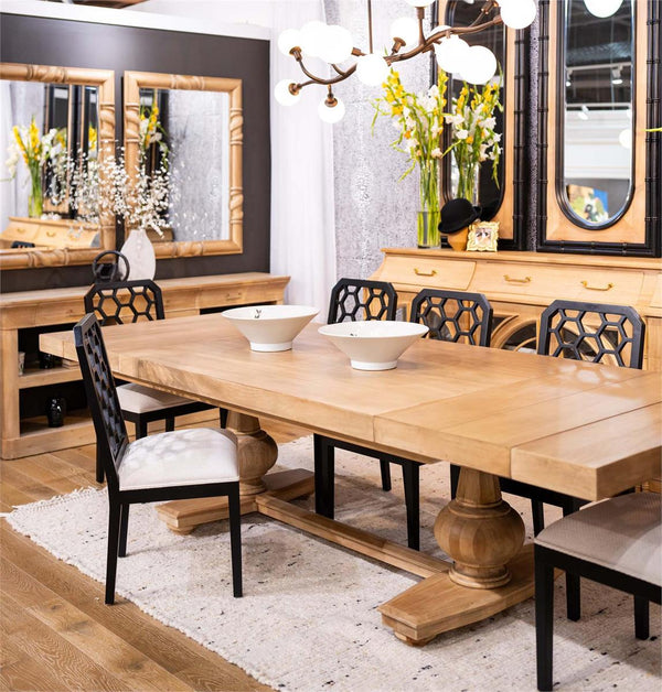 Ceylon Dining Chair by Furniture Handcrafted Wood Seating-Blue Hand Home
