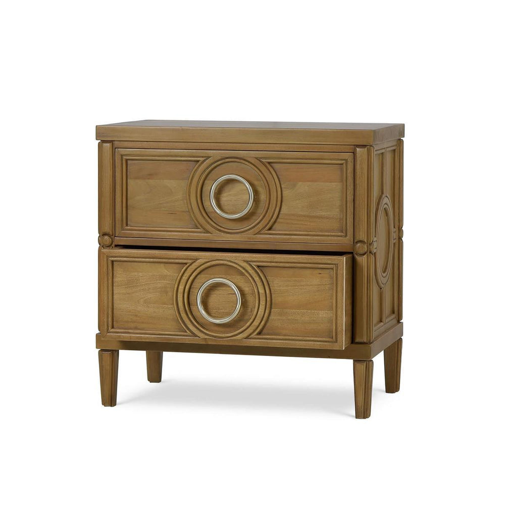 Chalfont 2 Drawer Bedside Table-Blue Hand Home