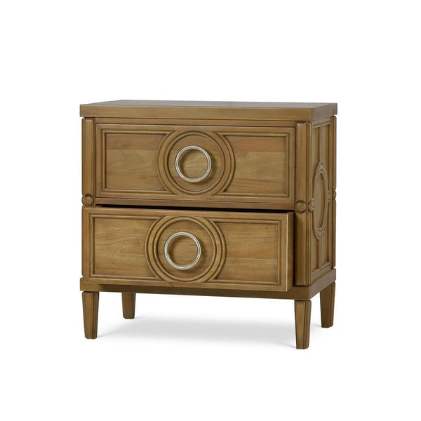 Chalfont 2 Drawer Bedside Table-Blue Hand Home