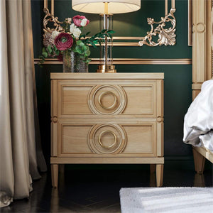 Chalfont 2 Drawer Bedside Table-Blue Hand Home