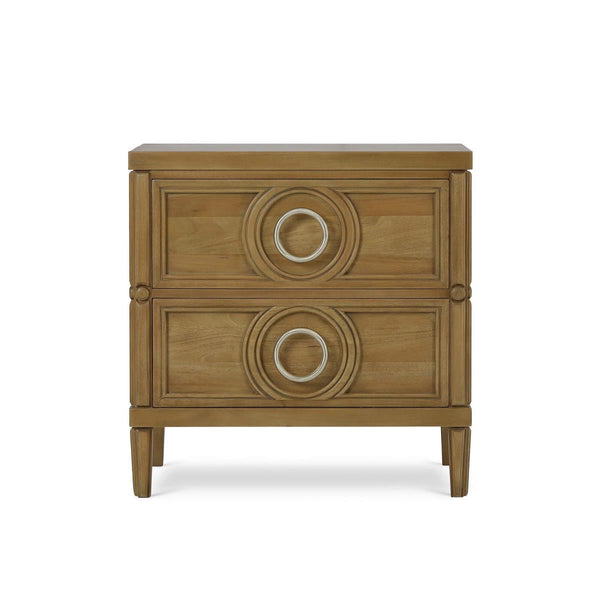 Chalfont 2 Drawer Bedside Table-Blue Hand Home