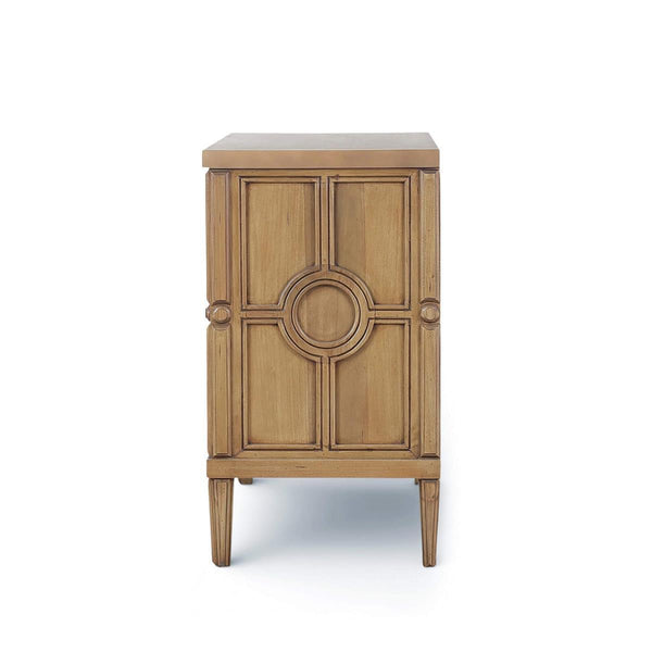 Bramble Chalfont 3 Drawer Dresser in Antique French Oak-Bramble-Blue Hand Home