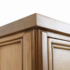 Bramble Chalfont 3 Drawer Dresser in Antique French Oak-Bramble-Blue Hand Home
