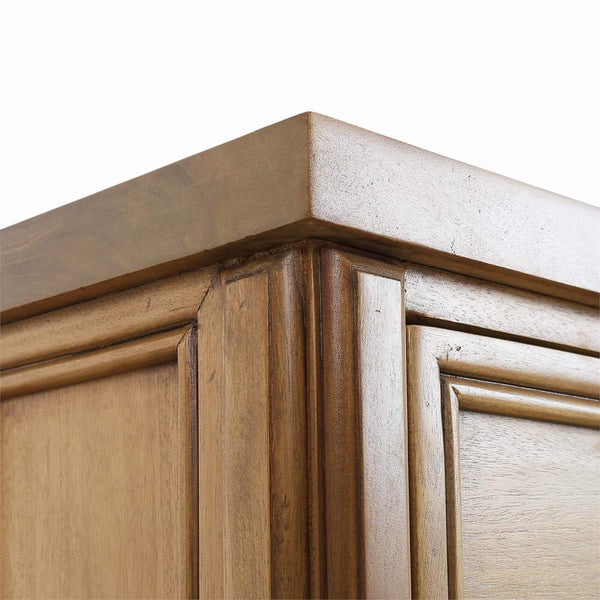 Bramble Chalfont 3 Drawer Dresser in Antique French Oak-Bramble-Blue Hand Home