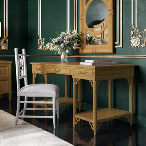 Bramble Chalfont Mirror in Antique French Oak-Bramble-Blue Hand Home
