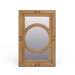 Bramble Chalfont Mirror in Antique French Oak-Bramble-Blue Hand Home