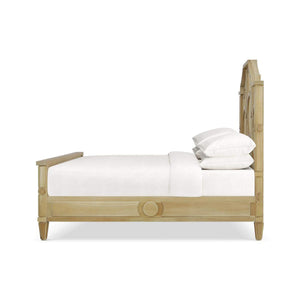 Chalfont Rattan Bed Queen-Blue Hand Home