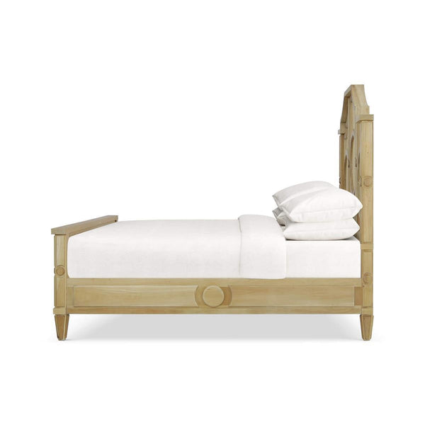 Chalfont Rattan Bed Queen-Blue Hand Home