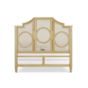 Chalfont Rattan Bed Queen-Blue Hand Home
