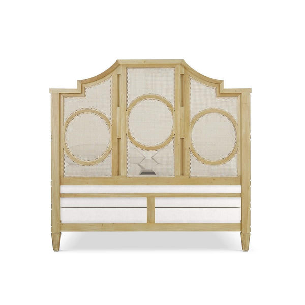 Chalfont Rattan Bed Queen-Blue Hand Home