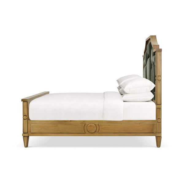 Chalfont Upholstered Bed King-Blue Hand Home