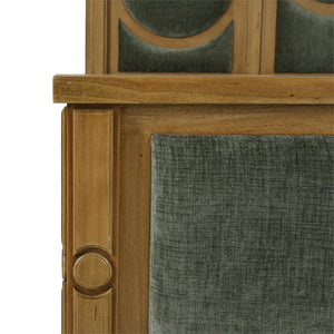 Chalfont Upholstered Bed King-Blue Hand Home