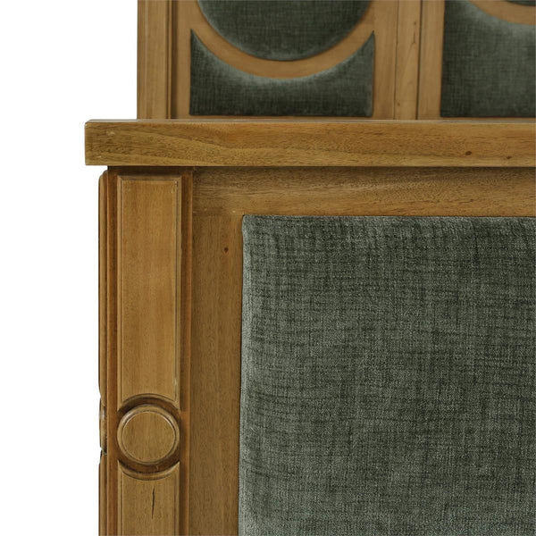Chalfont Upholstered Bed King-Blue Hand Home