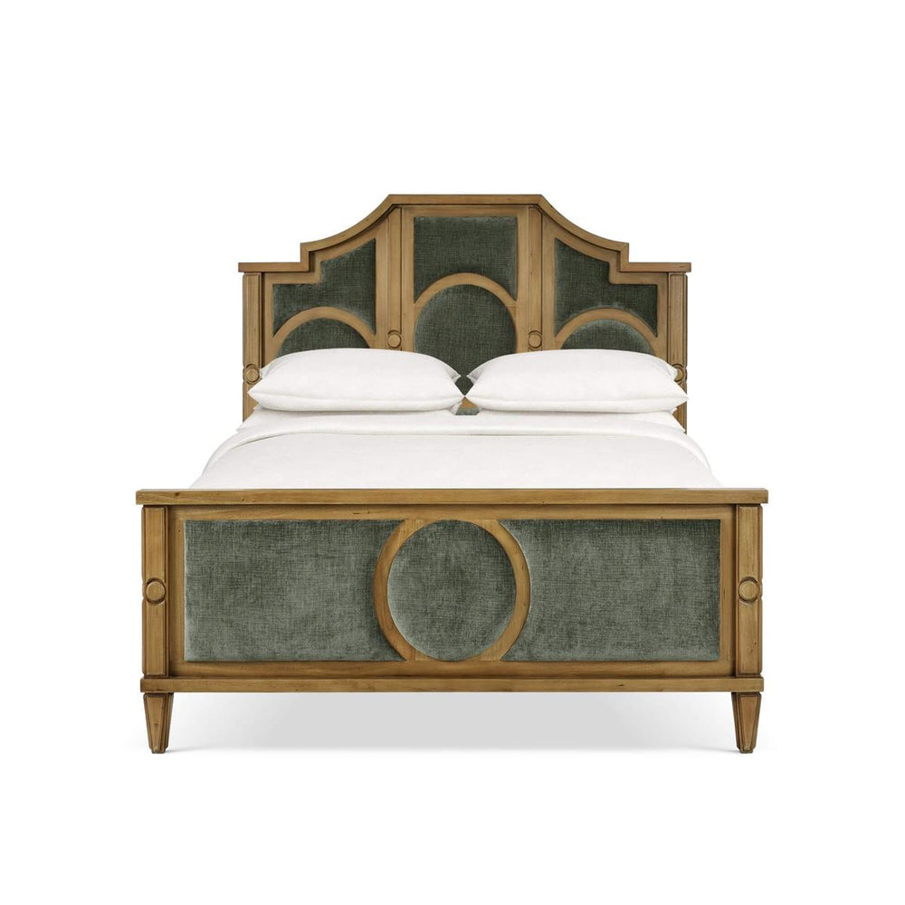 Chalfont Upholstered Bed Queen-Blue Hand Home