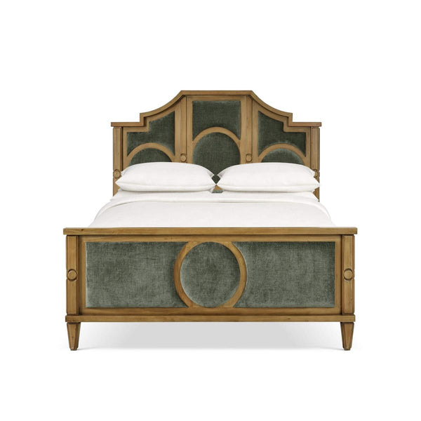 Chalfont Upholstered Bed Queen-Blue Hand Home