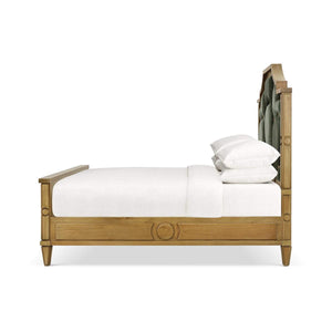 Chalfont Upholstered Bed Queen-Blue Hand Home