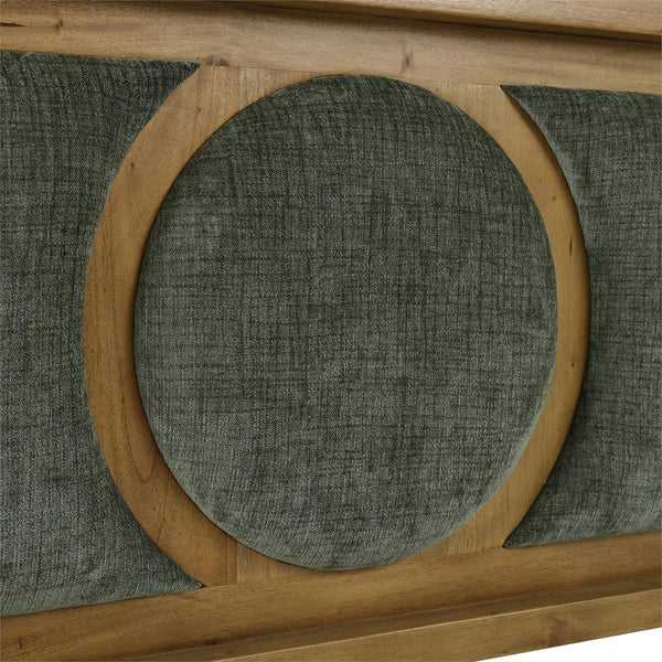 Chalfont Upholstered Bed Queen-Blue Hand Home