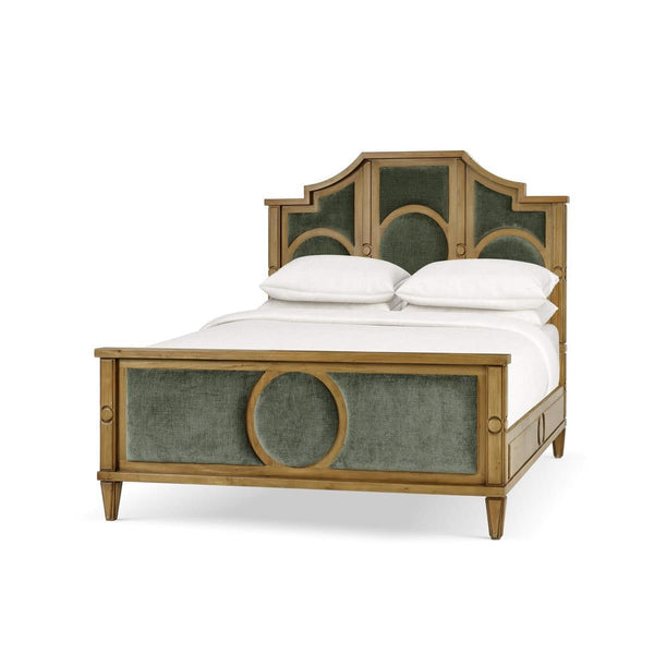Chalfont Upholstered Bed Queen-Blue Hand Home