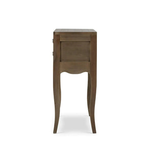 Bramble Chardonnay Side Table In Straw Wash-Bramble-Blue Hand Home