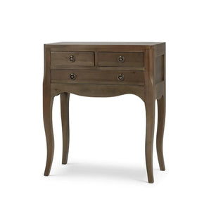 Bramble Chardonnay Side Table In Straw Wash-Bramble-Blue Hand Home
