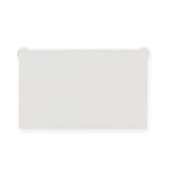 Bramble Chelsea 3 Drawer Bedside Table in Architectural White-Bramble-Blue Hand Home