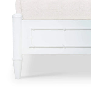 Bramble Chelsea Bed Queen in Architectural White-Bramble-Blue Hand Home