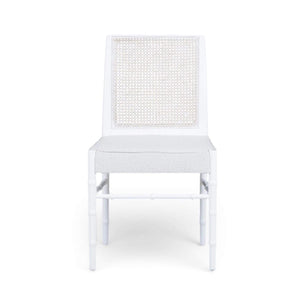 Chelsea Dining Chair w/ Rattan Back-Blue Hand Home