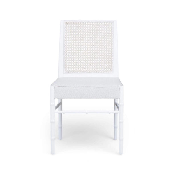 Chelsea Dining Chair w/ Rattan Back-Blue Hand Home