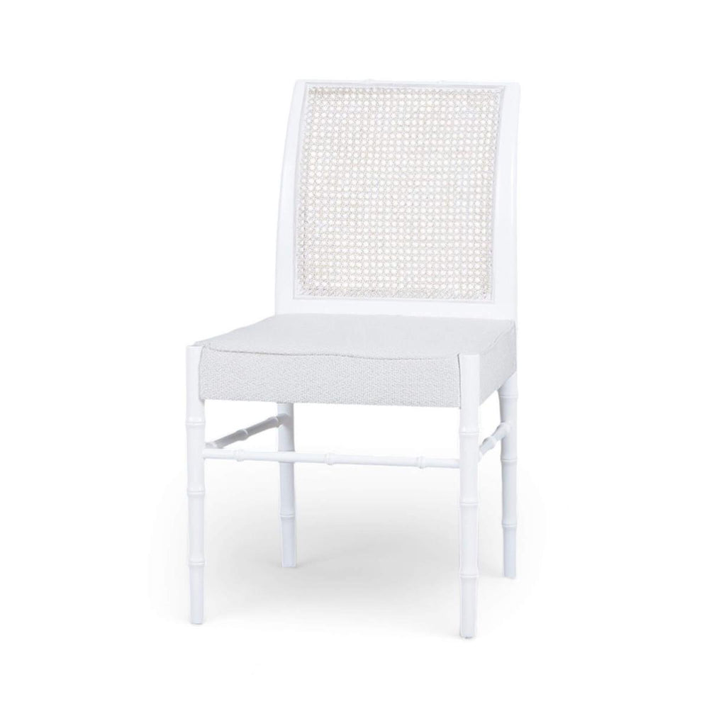 Chelsea Dining Chair w/ Rattan Back-Blue Hand Home